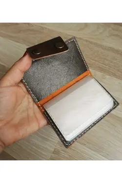 جا کارتی دست ساز چرم اصل دستی برند Derilend کد 1647679567