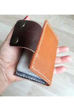 جا کارتی دست ساز چرم اصل دستی برند Derilend کد 1647679567