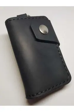 جا کارتی مردانه واقعی دست ساز چرم 100% اصل 4.0 مدل 2چشمه‎دار برند TUNA TAKI &amp; AKSESUAR کد 1647679447