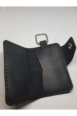 جا کارتی مردانه واقعی دست ساز چرم 100% اصل 4.0 مدل 2چشمه‎دار برند TUNA TAKI &amp; AKSESUAR کد 1647679447