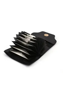 کیف پول جا کارتی مدل زنانه مشکی 11x8cm برند Defnella کد 1647678369