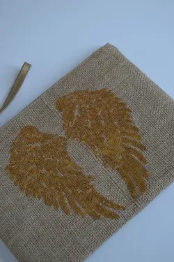 کیف پولک دوز طرح‎دار طلایی دورا برند Shop Jinji کد 1647663433