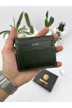 کیف پول جا کارتی کاربردی جدید چرم اصل طراحی برند bayderi کد 1647661988