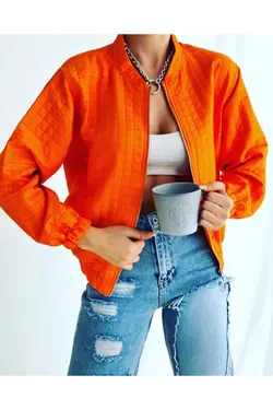کت بامبر نارنجی برند ERSNUR FASHİON کد 1647653048