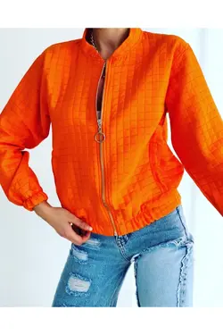 کت بامبر نارنجی برند ERSNUR FASHİON کد 1647653048