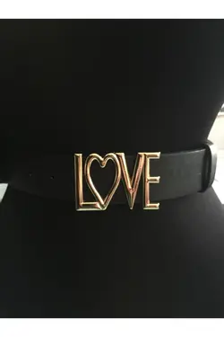 کمربند سگکدار عشق رنگ طلایی برند Aksabeltchokers کد 1647797180