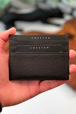 جا کارتی مات چرم ANGELES مشکی برند cheetah quality کد 1647787690