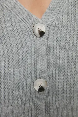 بافتنی طرح‎دار طوسی برند TRENDYOLMİLLA کد 1647785647