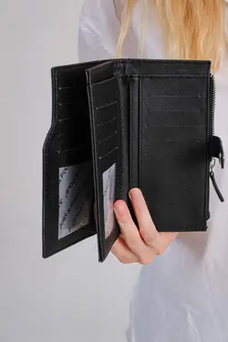 کیف جا کارتی دوشی زنانه طرح‎دار قفل برند Just Polo کد 1647758827
