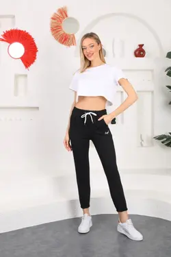 شلوار راحتی زنانه مشکی برند Red Room کد 1647724399