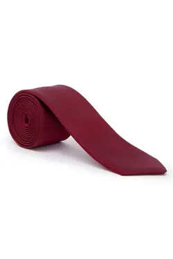 کراوات مردانه با دستمال طرحدار زرشکی برند Gambocci کد 1647858969