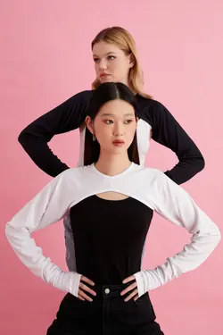 بسته ست 2‎تکه سفید مشکی انگشت برند mirach کد 1647969912