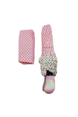 چتر اتوماتیک کامل پوشیده رنگ صورتی قطر ۰ باز و بسته میشود 110cm 27cm برند Baginn کد 1647949522