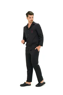 پیژامه کلاسیک مشکی برند D'S Damat کد 1647937568