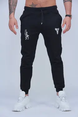 شلوار راحتی چاپی پانیه مشکی برند Jooy Company کد 1647911951