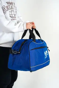 کیف مسافرتی اسپرت بزرگ مشکی آبی برند Mark Bell کد 1648017070