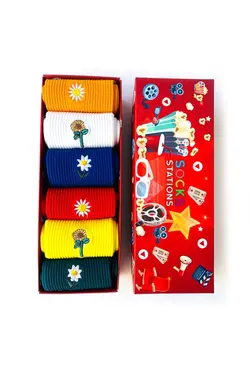 جعبه جوراب قلاب دوزی شده papatya برند Socks Stations کد 1648106110