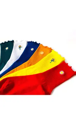 جعبه جوراب قلاب دوزی شده papatya برند Socks Stations کد 1648106110