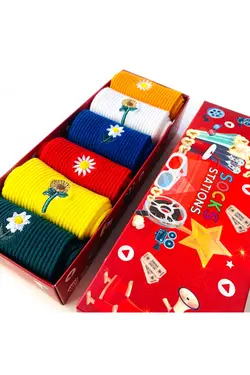 جعبه جوراب قلاب دوزی شده papatya برند Socks Stations کد 1648106110