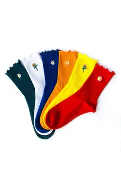 جعبه جوراب قلاب دوزی شده papatya برند Socks Stations کد 1648106110