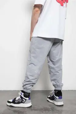 شلوار راحتی گشاد طوسی برند la gizzia کد 1648080313