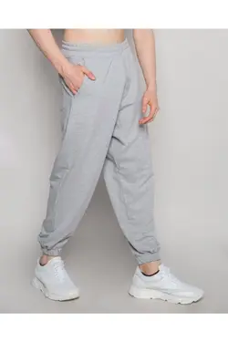 شلوار راحتی گشاد طوسی برند la gizzia کد 1648080313