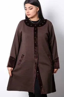 بافتنی مویی فولادی بلند منجوقدار کره اسب برند Laden کد 1648072030