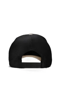 کلاه کت جین لوگو‎دار 60 ببر سیاه کرمی (قطر) برند BlackBörk کد 1699368412