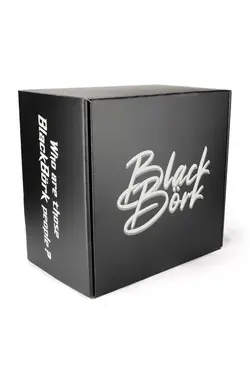 کلاه کت جین لوگو‎دار 60 ببر سیاه کرمی (قطر) برند BlackBörk کد 1699368412