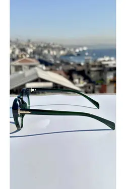 قاب عکس عینک بیضی شیشه ای استخوانی طراحی آبی زنانه برند Angel Eyes کد 1698759019
