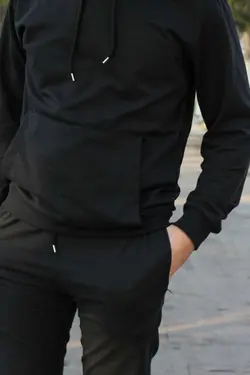 ست لباس راحتی جیب دار کلاهدار مردانه برند han collection کد 1698603922