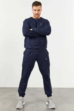 ست لباس راحتی گشاد یقه گرد پاچه لاستیک روزمره مردانه برند TOMMY LIFE کد 1698603621