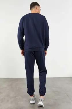 ست لباس راحتی گشاد یقه گرد پاچه لاستیک روزمره مردانه برند TOMMY LIFE کد 1698603621