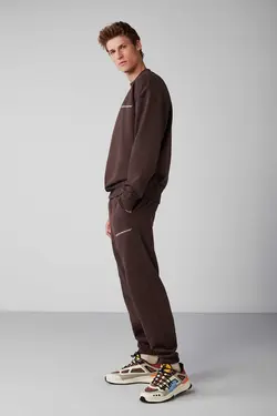 ست لباس راحت بافتنی قهوه‎ای برند GRIMELANGE کد 1698602955