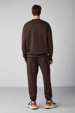 ست لباس راحت بافتنی قهوه‎ای برند GRIMELANGE کد 1698602955