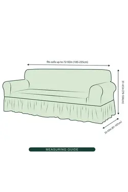 رو مبلی لایکرا طرح 3نفره نیمکت، صندلی، برند elgeyar کد 1698489386