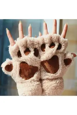 دستکش شیری قهوه برند DÜKKAN DESİGN کد 1698488527