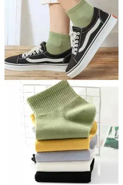 جوراب کوتاه 5ست چند رنگ برند BGK کد 1698479432