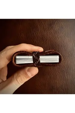 ویژه لاستیک رنگی چیزها هدایا/هدایا دارنده کارت / شخص نخل چرم واقعی &amp; 100% اصل دست ساز برند Mess collection کد 1698477673