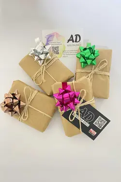 ست جا کارتی چرم مشکی اصل آدلینا 7x10cm برند Newish کد 1698476947