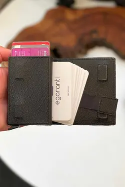 بسته طراحی ویژه جا کارتی چرم اصل برند cheetah quality کد 1698477844