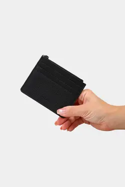 محفظه ای سکه 3603100% اصل مشکی جا کارتی زیپدار چرم برند Grande کد 1698476479