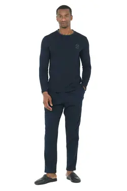 لباس راحتی سرمه ای برند Damat کد 1698100325