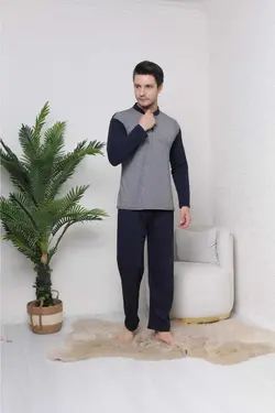 لباس راحتی جاکاردار 100پنبه ای مردانه برند Rimoli کد 1698083537