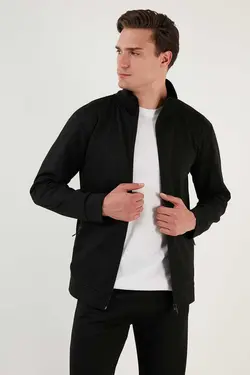 ست لباس راحتی جیب دار متناسب یقه ایستاده مردانه زیپدار برند Buratti کد 1697802132