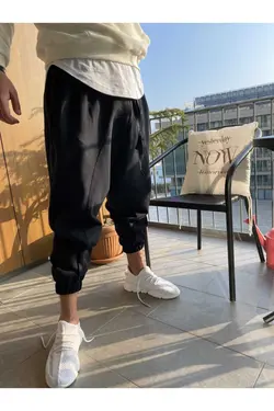 شلوار راحتی سند بادی مشکی مردانه برند AUST JEANS کد 1697802079