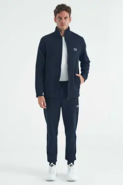 ست لباس راحتی راحت جاگر سرمه ای مردانه برند Air Jones کد 1697787664