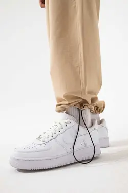 شلوار راحتی گشاد ساده بژ بگی مردانه برند Machinist کد 1697773330