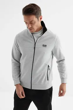 ست لباس راحتی راحت جاگر ملانژ طوسی مردانه مشکی برند Air Jones کد 1697772679