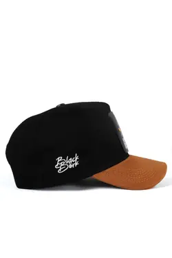 کلاه سپر لوگو‎دار 200 قهوه ای (قطر) مشکی برند BlackBörk کد 1697757728